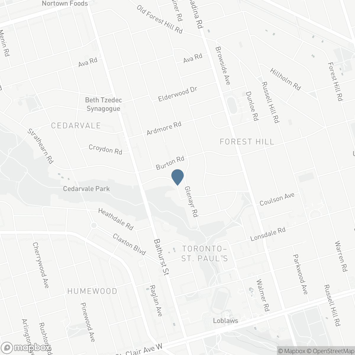 42 GLENAYR ROAD, Toronto, Ontario M5P 3B8